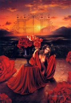 rose roses Painting - JPA Rose Gate Fantasy